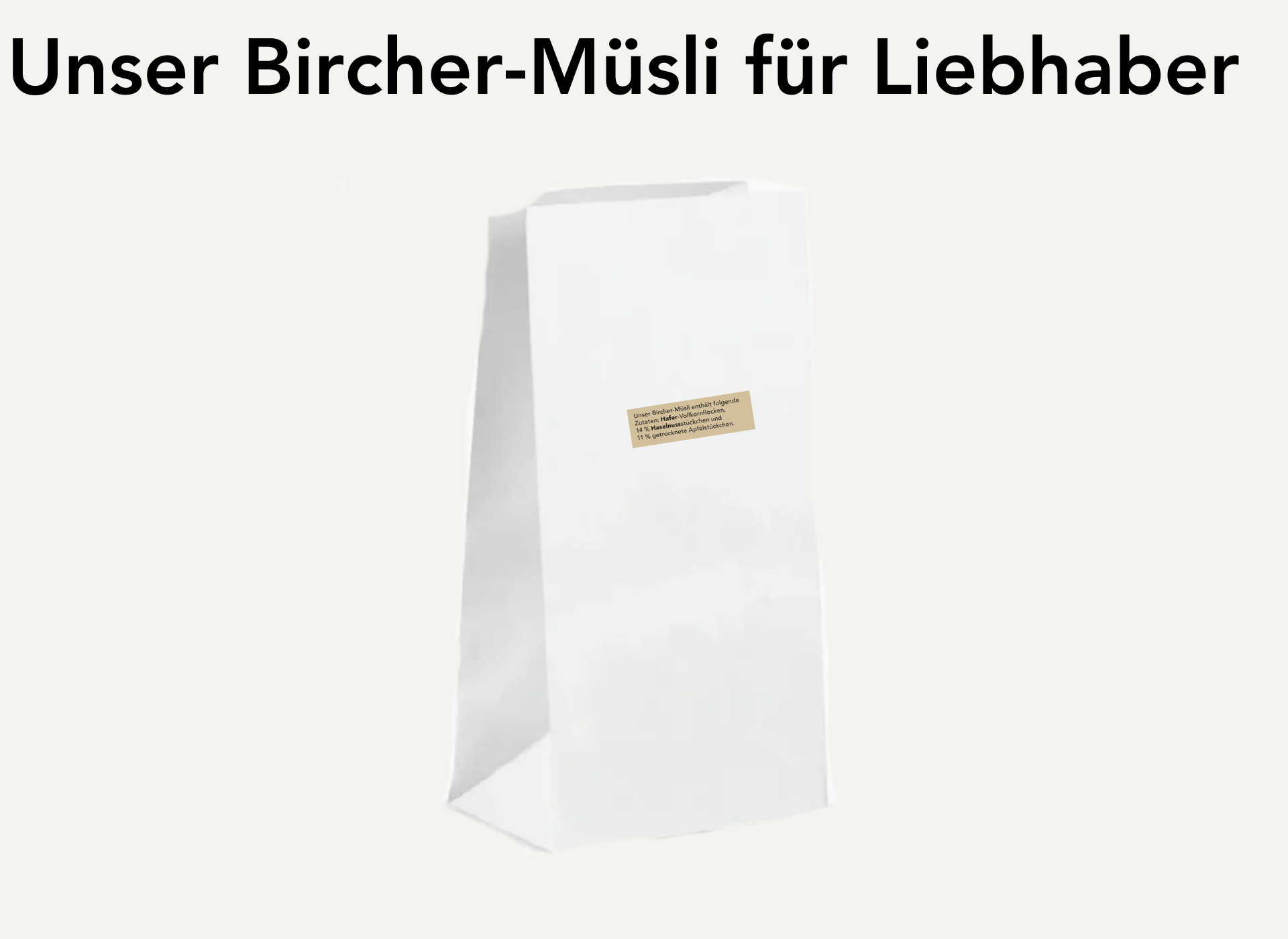 2,5 kg Bircher-Müsli