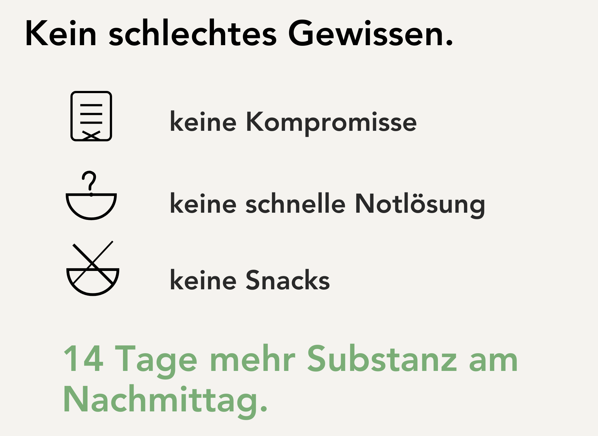Routine CALM - für zwei Wochen