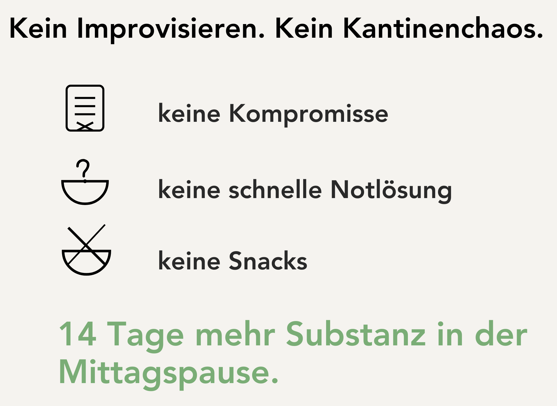 Routine CORE - für zwei Wochen